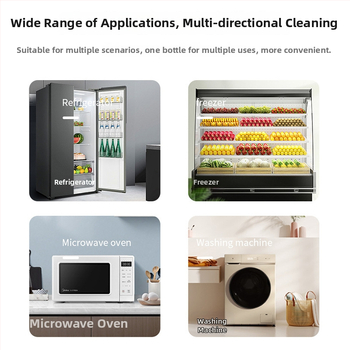 Čistič na chladničku a deodorant, odstraňuje zápachy a plesne, 430 ml viacúčelový čistiaci prostriedok Evgula