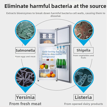 Čistič na chladničku a deodorant, odstraňuje zápachy a plesne, 430 ml viacúčelový čistiaci prostriedok Evgula
