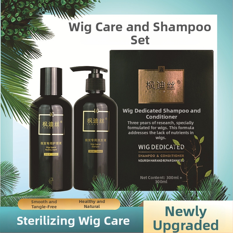 Fondis set na starostlivosť o parochu – oprava kutikúl a zvlhčenie, šampón 300 ml + roztok starostlivosti 300 ml