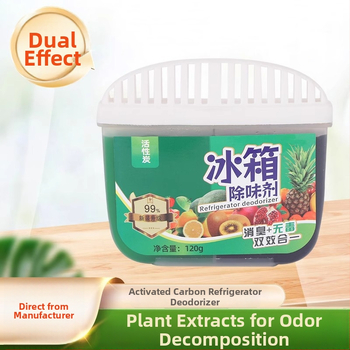 Chladničkový deodorant s aktívnym uhlím a polyfenolmi čaju – odstraňuje zápachy a udržiava čerstvosť; balenie 60 kusov; čistá hmotnosť 120 g