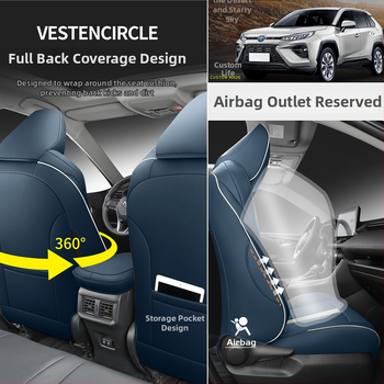 Potah sedadla pre Toyota Wildlander 2023 - úplné krytie, univerzálne pre všetky ročné obdobia, značka HOGJY