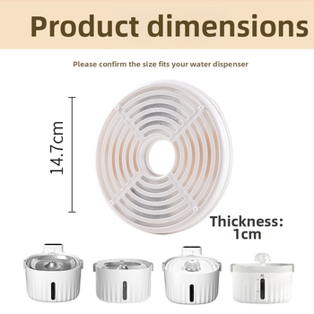 Filtračná vložka pre dávkovač vody pre domáce zvieratá, 2 ks, živica a aktívne uhlie, model YXP012, značka YXPET