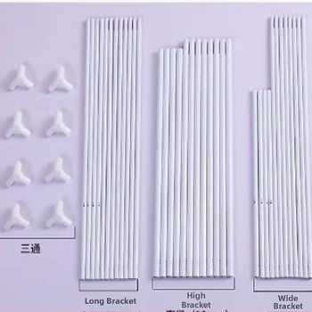 T-typ spojky pre sieť proti komárom – oceľový držiak, všeobecné použitie, universalna kompatibilita, montáž v jednom kroku