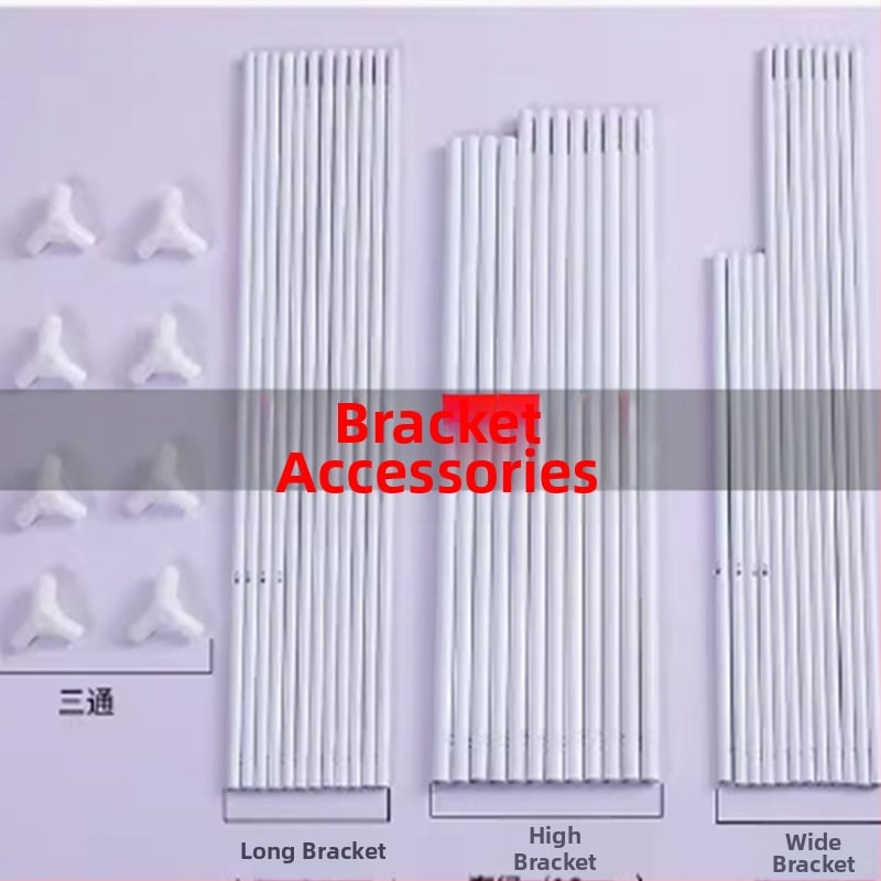 T-typ spojky pre sieť proti komárom – oceľový držiak, všeobecné použitie, universalna kompatibilita, montáž v jednom kroku