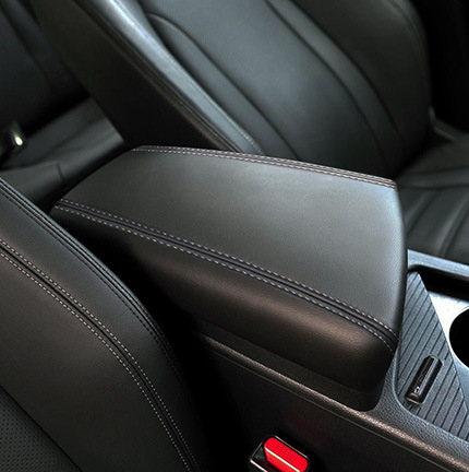 Kožený kryt pre box pod podrúčku Kia K5, pre modely 11–25, stredová konzola, 100 g, prispôsobenie k dispozícii