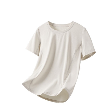 Dámske Ice Silk rýchloschnúce tričko, slnečná ochrana, priedušné, krátke rukávy, okrúhly výstrih, voľný strih