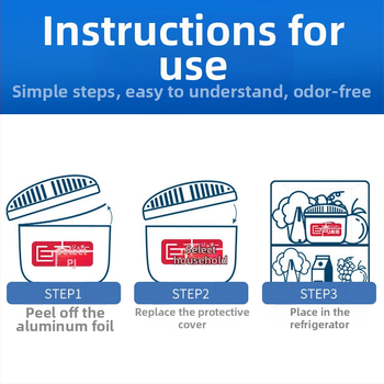 Juqi deodorant do chladničky s aktívnym uhlím – proti plesniam a antibakteriálny, 150 g