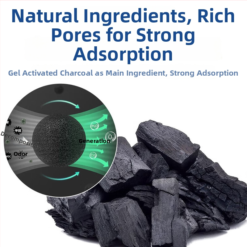 Juqi külmkapi deodorant aktiivse süsinikuga – hallitusvastane ja antibakteriaalne, 150 g