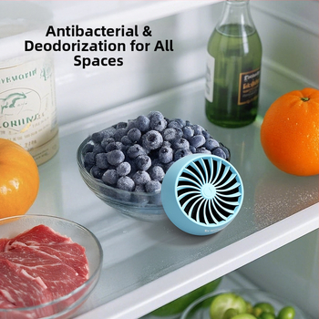 Eraclean BM03 Chladnička deodorant a udržiavanie čerstvosti s aktívnym uhlím, dosah 10 m², hluk <36 dB, vhodné pre chladničku, šatník a botník