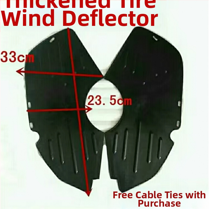 Veterný diflektor s penovým štítom pre elektrické skútre — ochrana predného nárazníka, univerzálna ochrana proti blatu