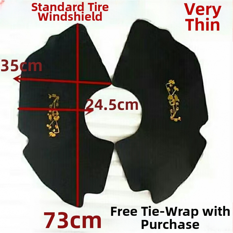 Veterný diflektor s penovým štítom pre elektrické skútre — ochrana predného nárazníka, univerzálna ochrana proti blatu