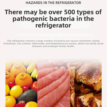 Dezodorant do chladničky s ozónovou dezinfekciou, ničí baktérie, model B3, USB napájanie, pre domáce použitie, vhodný pre plochy do 10㎡