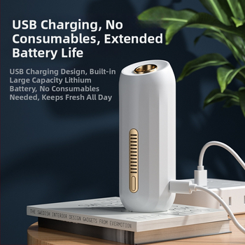 Prenosný USB čistič vzduchu pre auto a domov s technológiou negatívnych iónov, odstraňovanie zápachu a sterilizácia