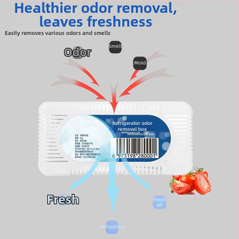 Chladničkový deodorant s aktívnym uhlím – odstraňuje zápachy, dezinfikuje a plesne