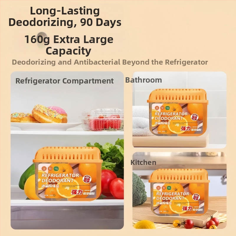 Royal Fragrance Šaldytuvo dezodoravimo dėžutė, Vaisių aromatas, Antibakterinis, 60 vnt., Grynasis turinys 160