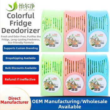 Yierjing deodorant do chladničky s aktívnym bambusovým uhlím, prírodná vôňa, 100 g, balenie 120 kusov, pôvod Zhejiang