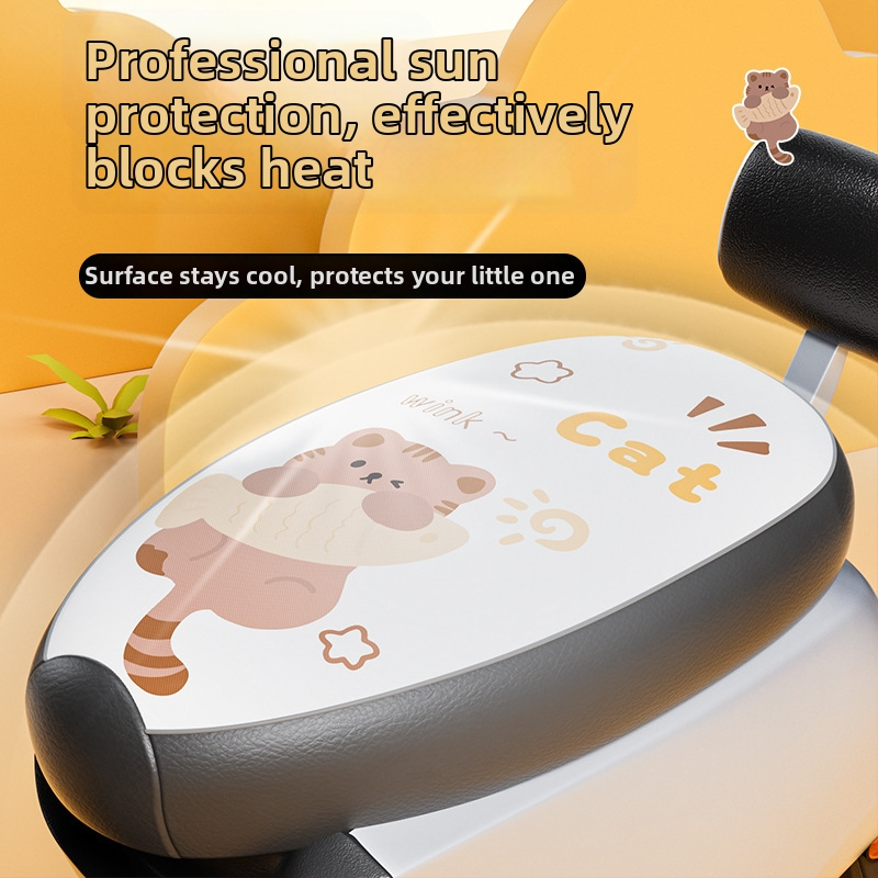 Pokrievka sedadla elektrického vozidla – PU koža, štyri ročné obdobia univerzálne, bez výplne, bez loga