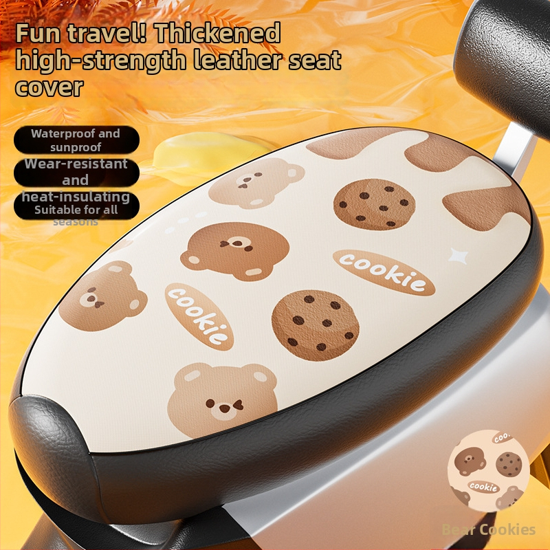 Pokrievka sedadla elektrického vozidla – PU koža, štyri ročné obdobia univerzálne, bez výplne, bez loga