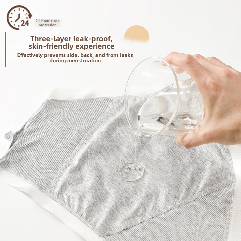 Dámske menštruačné nohavičky z modal, vysoký pás, proti úniku, priedušné, vnútorná výstelka zo hodvábu
