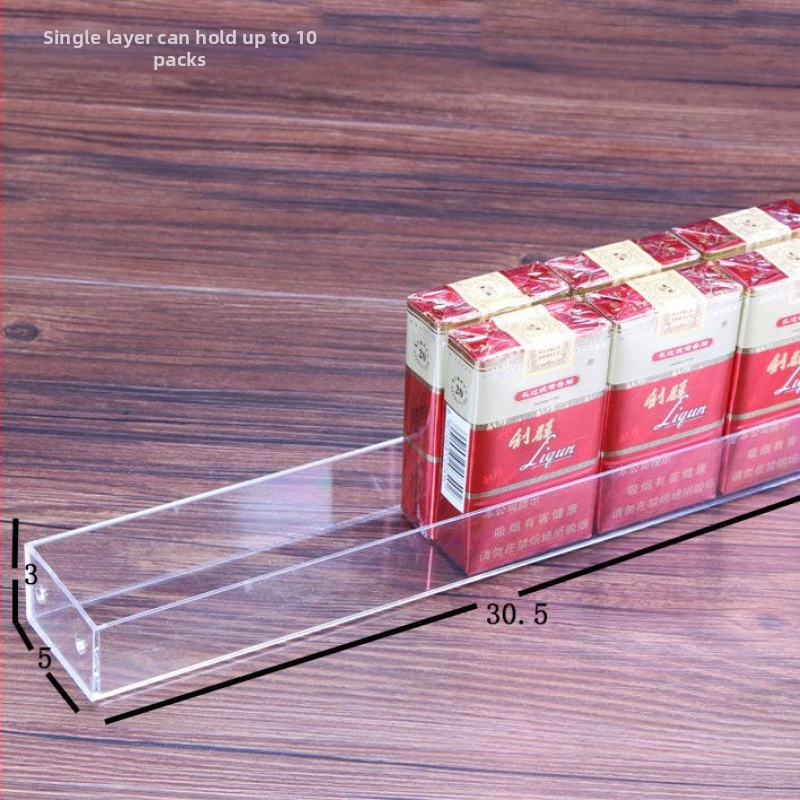 6-úrovňový stolný regál na nápoje, priehľadný plast, jednoduchý moderný štýl, schodovitý dizajn, na občerstvenie a džúsy, pre kempovanie