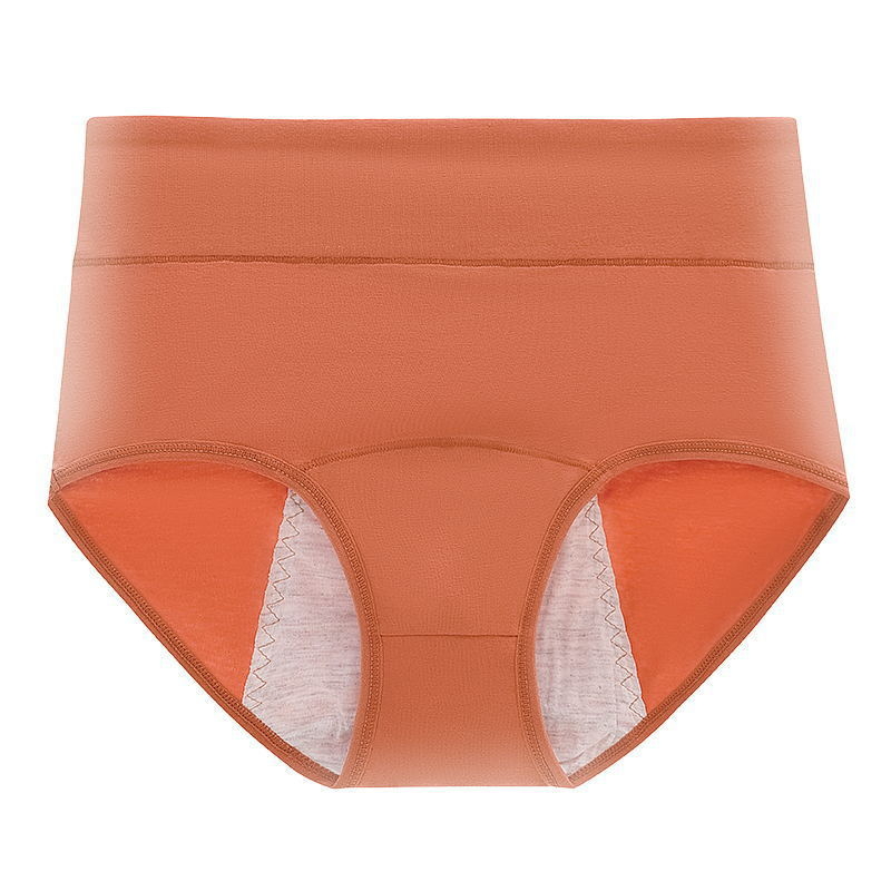 Vysokopásové bavlnené nohavičky pre menštruáciu, 95% bavlna, 5% elastán, výstelka v rozkroku 100% bavlna