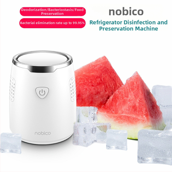 Norbik Purificator de prospețime pentru frigider cu sterilizare prin ozon, eliminare mirosuri, alimentare USB, pentru spații până la 10 m², 50 mg/h ozon