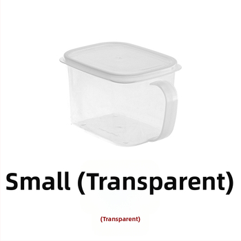 Box na skladovanie do chladničky s držadlom a viečkom, odolný voči zápachu, udržiava čerstvosť, plastový