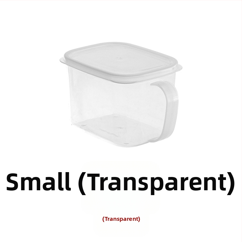 Box na skladovanie do chladničky s držadlom a viečkom, odolný voči zápachu, udržiava čerstvosť, plastový