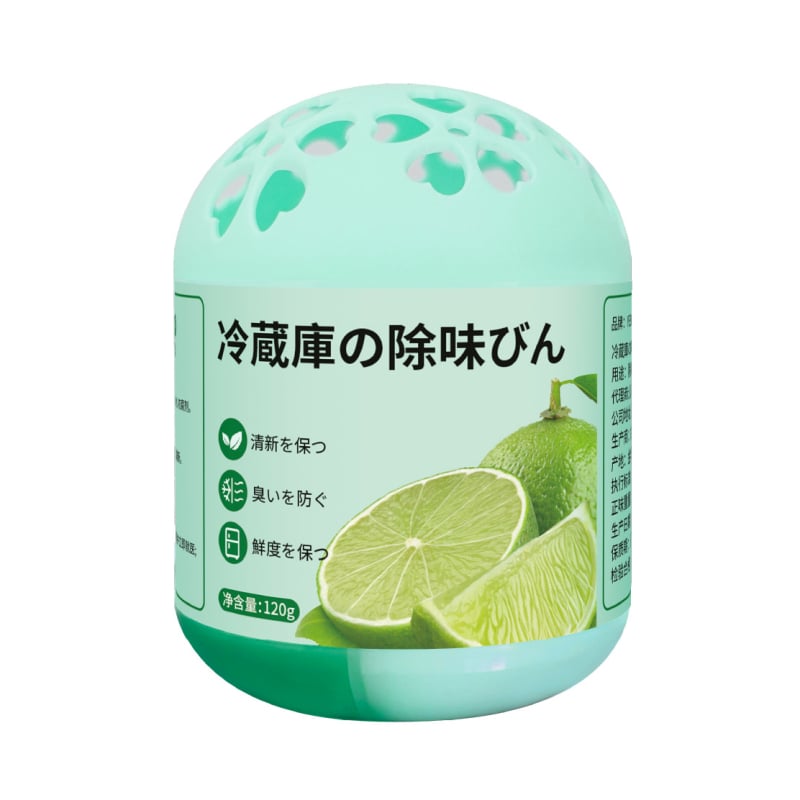 Cutie deodorant frigider, formă ou, 120 g, parfum portocală proaspătă, pachet de 132 bucăți