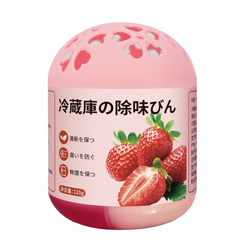 Cutie deodorant frigider, formă ou, 120 g, parfum portocală proaspătă, pachet de 132 bucăți