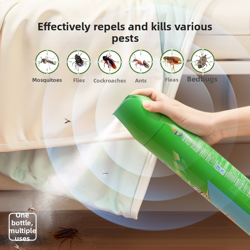 Insekticídny sprej s vôňou jazmínu, plynná forma, zabíja komáre, mierne toxický