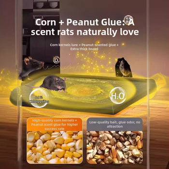 Rodenticid/insekticid — pastová lepivá pasca na myši, Fyyp-gg570, mierne toxická, bez vône