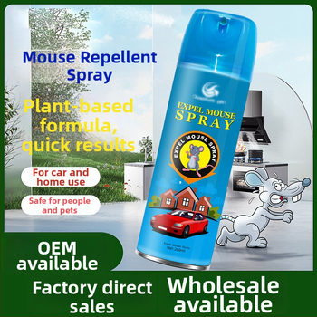 Prenosný sprej na odpudenie myší – 200 ml, netoxický, pre domácnosť, vnútorné použitie