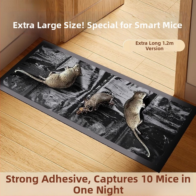 Nektoxická lepivá pasca na potkany a šváby, pevný lepiaci panel, 100 listov v krabici, model YJ-MT01, značka iSHL/Yiju Youxuan