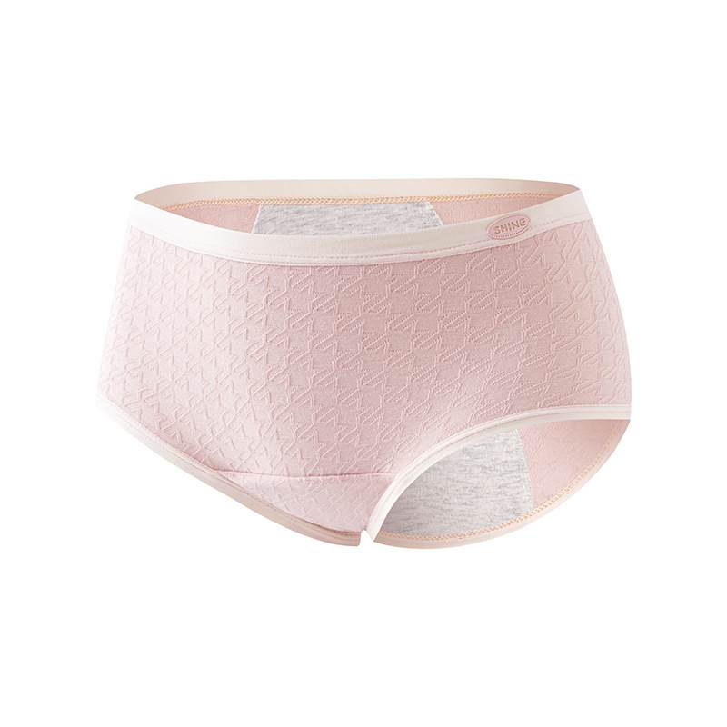 Dámske nohavičky na obdobie z bavlny s antibakteriálnou ochranou a ochranou proti úniku (95–100% bavlna; podšívka rozkroku 100% bavlna; stredná výška pásu; pletený materiál; vhodné pre všetky ročné obdobia)