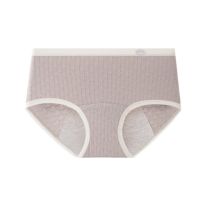 Dámske nohavičky na obdobie z bavlny s antibakteriálnou ochranou a ochranou proti úniku (95–100% bavlna; podšívka rozkroku 100% bavlna; stredná výška pásu; pletený materiál; vhodné pre všetky ročné obdobia)