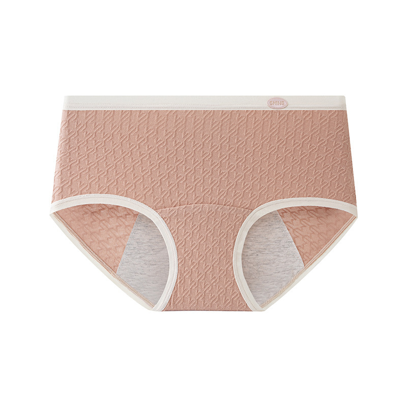 Dámske nohavičky na obdobie z bavlny s antibakteriálnou ochranou a ochranou proti úniku (95–100% bavlna; podšívka rozkroku 100% bavlna; stredná výška pásu; pletený materiál; vhodné pre všetky ročné obdobia)