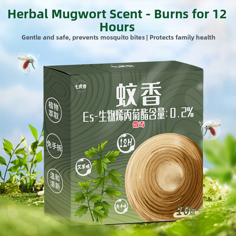 Mugwort Proti komárom Kolo, 10 diskov, Mierne toxické, Registrácia pesticídov Wp20100150