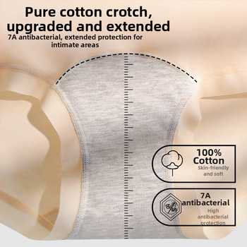 Dámske nohavičky z modalu so stredným pásom, priedušné a antibakteriálne, rozkrok 100% bavlna, pletené