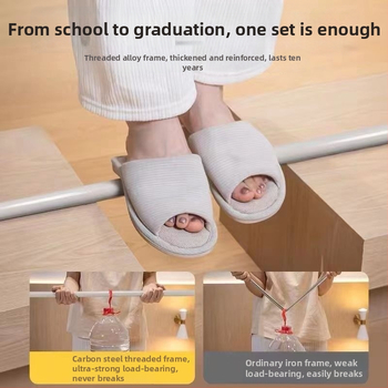 Rozťahovateľný maľovaný rám postele pre sieť proti komárom pre jednolôžko, rám z železa s trubami z vláknového skla, bez inštalácie, univerzálne použitie