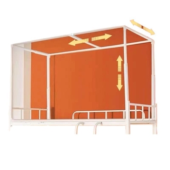 Rozťahovateľný maľovaný rám postele pre sieť proti komárom pre jednolôžko, rám z železa s trubami z vláknového skla, bez inštalácie, univerzálne použitie