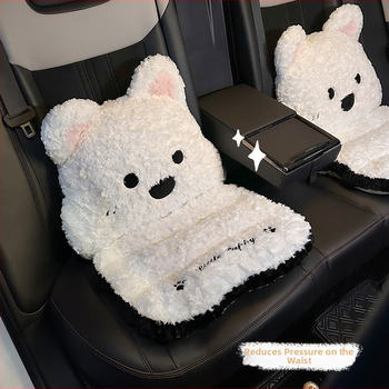 Podložka na auto sedadlo s integrovanou oporou bedrového, protišmyková, pre všetky ročné obdobia, povrch: fleece, výplň: PP bavlna, jednopierová