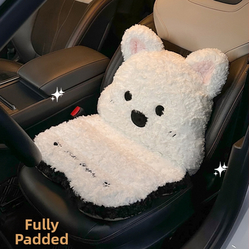 Podložka na auto sedadlo s integrovanou oporou bedrového, protišmyková, pre všetky ročné obdobia, povrch: fleece, výplň: PP bavlna, jednopierová