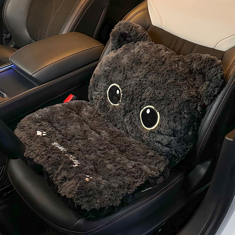 Podložka na auto sedadlo s integrovanou oporou bedrového, protišmyková, pre všetky ročné obdobia, povrch: fleece, výplň: PP bavlna, jednopierová