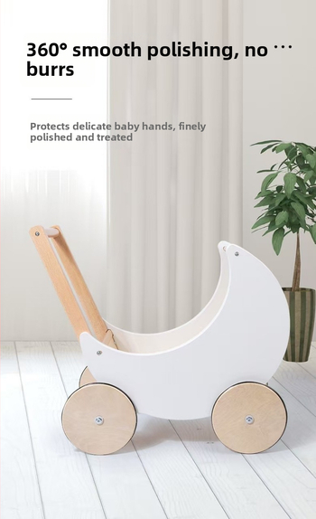 Drevený nákupný košík – hra na domácnosť, vzdelávacia hračka pre deti 4–6 rokov