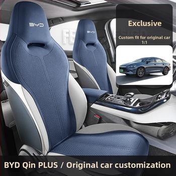 Semišový poťah na sedadlo BYD Qin Plus – 4 sezóny, priedušný, prispôsobiteľný