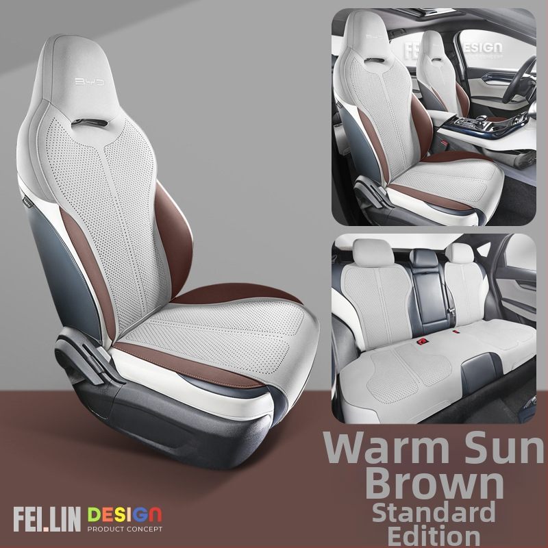 Semišový poťah na sedadlo BYD Qin Plus – 4 sezóny, priedušný, prispôsobiteľný