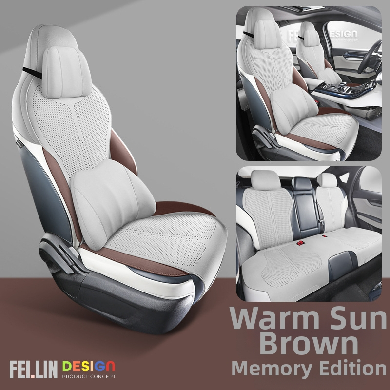 Semišový poťah na sedadlo BYD Qin Plus – 4 sezóny, priedušný, prispôsobiteľný