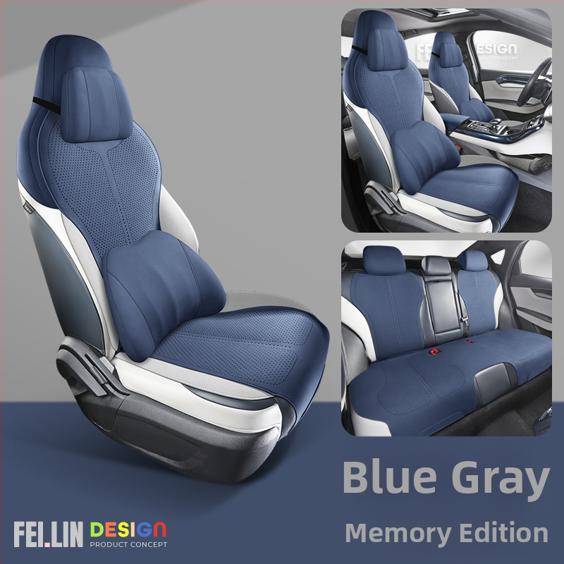 Semišový poťah na sedadlo BYD Qin Plus – 4 sezóny, priedušný, prispôsobiteľný