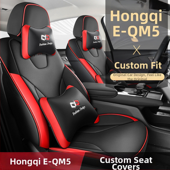 Pokrov sedadla auta z perforovanej kože, Xinmengde, pre Red Flag EQM5, trieda S